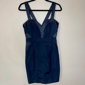 bebe Navy Mini Dress